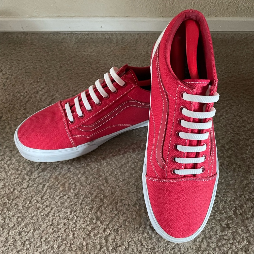 Red Canvas Sneakers